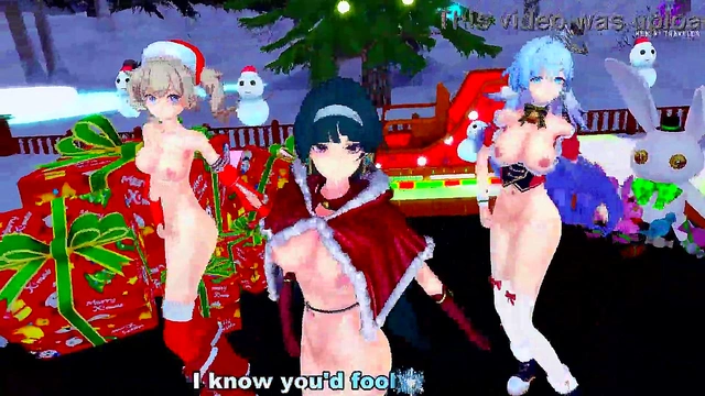Pussyverse: MMD Last Christmas (Astra Yao, Robin, Barbara)