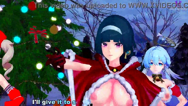 Pussyverse: MMD Last Christmas (Astra Yao, Robin, Barbara)