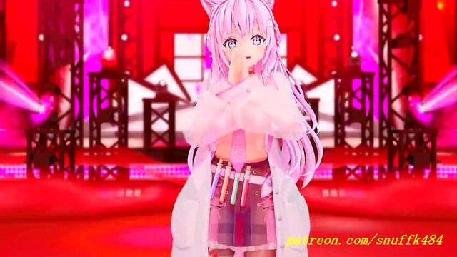 noVR mmd Koyori Dance 3d hololive Hentai