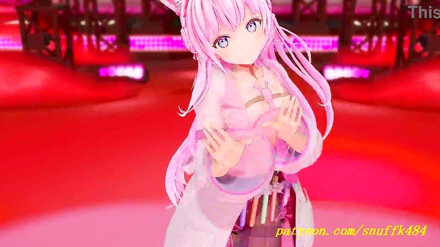 noVR mmd Koyori Dance 3d hololive Hentai