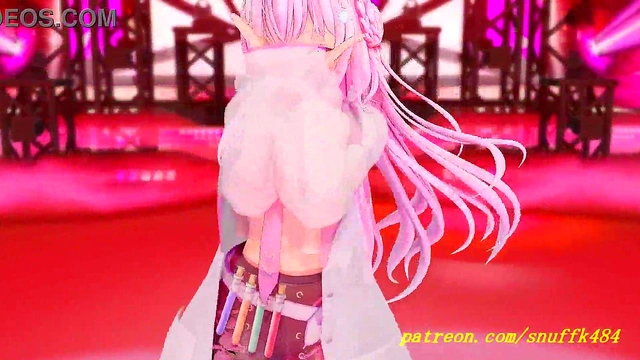 noVR mmd Koyori Dance 3d hololive Hentai