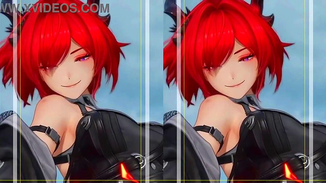 AI generated genshin impact Endfield LAEVATAIN fan art Anime Hentai