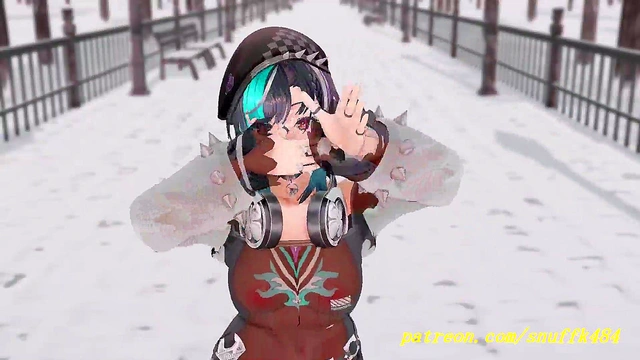 noVR mmd Chihaya Dance 3d hololive Hentai