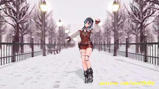 noVR mmd Chihaya Dance 3d hololive Hentai