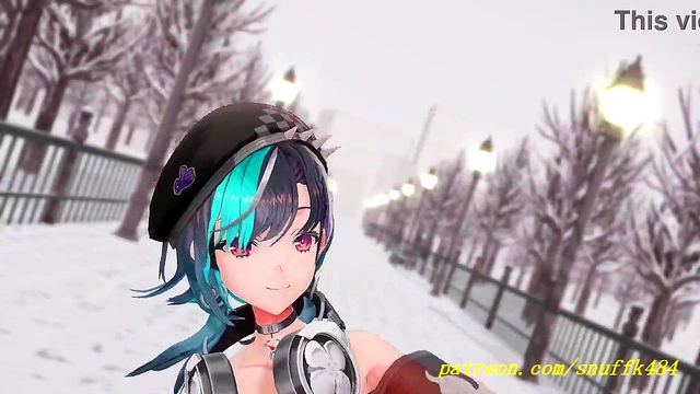 noVR mmd Chihaya Dance 3d hololive Hentai