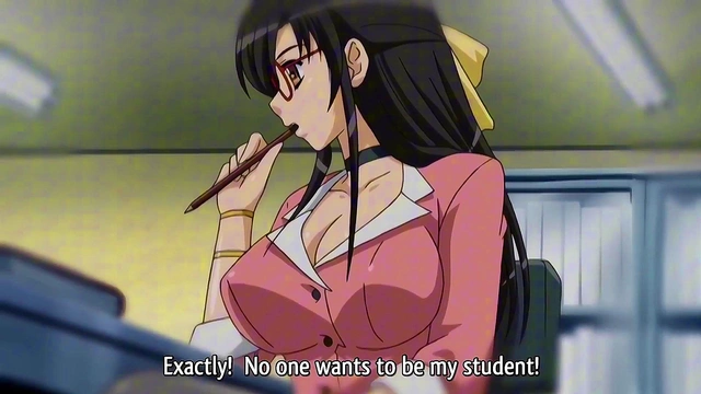 Hentai teen turns sex lesson into a threesome