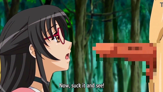 Hentai teen turns sex lesson into a threesome