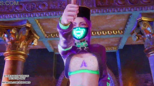 MMD MEOVV - HANDS UP Akali Sexy Kpop Dance League of Legends Uncensored Hentai 4K