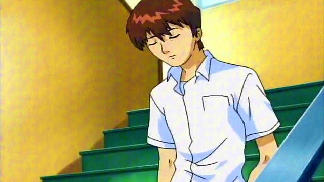 Hentai nerd gets pounded by student