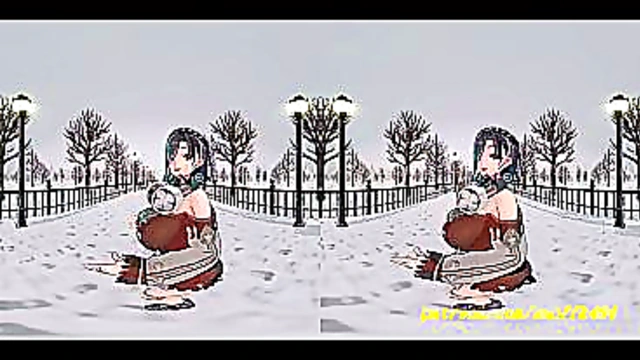 VR180 mmd Chihaya Dance 3d hololive Hentai