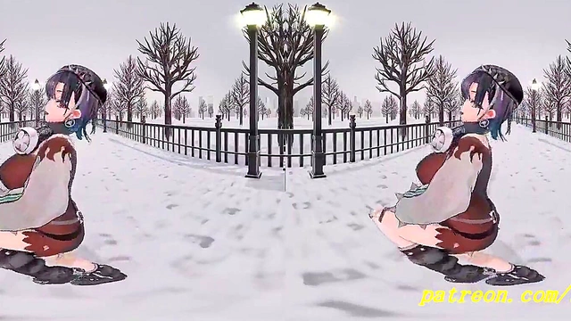 VR180 mmd Chihaya Dance 3d hololive Hentai