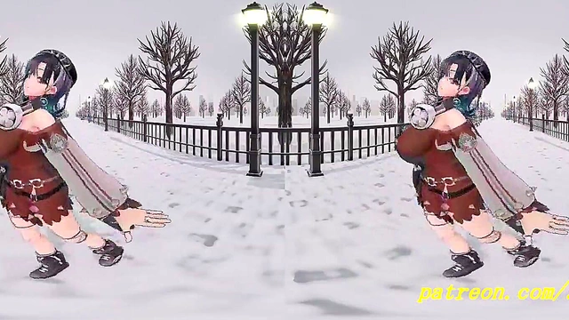 VR180 mmd Chihaya Dance 3d hololive Hentai