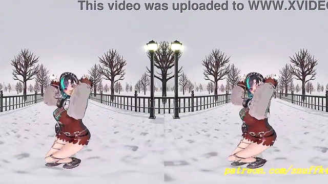 VR180 mmd Chihaya Dance 3d hololive Hentai