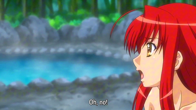 Hentai teen fucks redhead on the beach