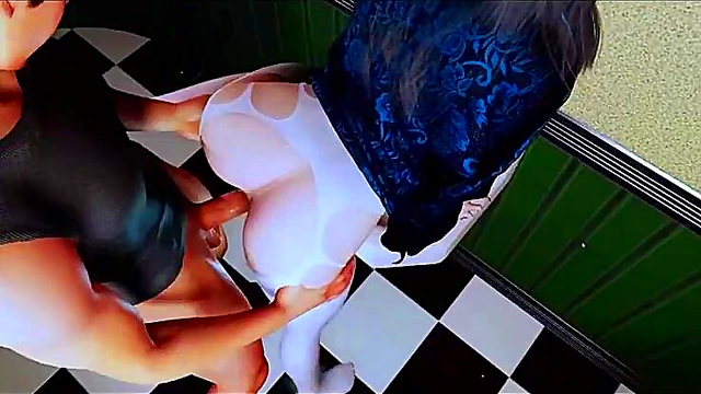 Mesh Queen in Motion - 3D Animation Hentai