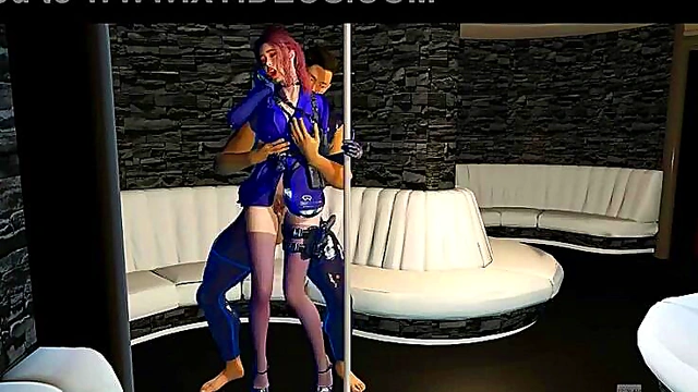 Rendering Curves Since Birth - 3D Animation Hentai