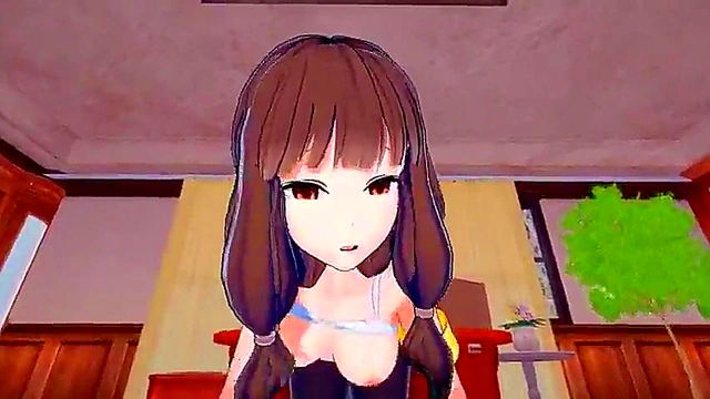 Miko Iino Doggystyle Hentai