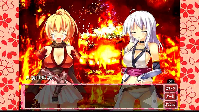 The erotic ninja art of heavenly ascension unleashed by the female ninjas lewd technique