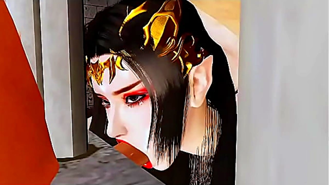 Virtual Queen of Bigboob Fantasy - 3D Animation Hentai