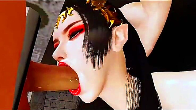 Virtual Queen of Bigboob Fantasy - 3D Animation Hentai