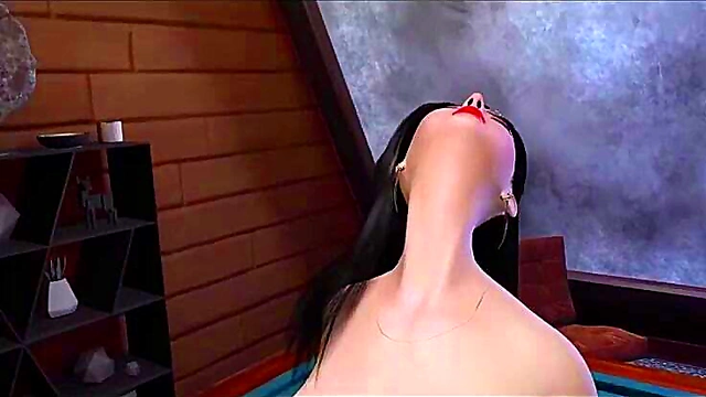 3D Angel with Demonic Curves - 3D Animation Hentai