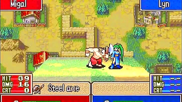 Fire Emblem Hentai Parody - Lyn is captured by Bandits