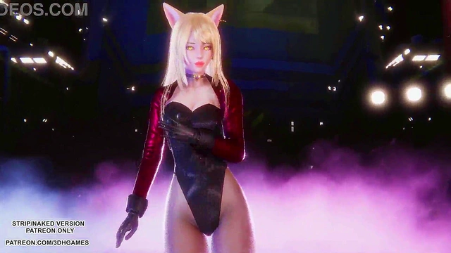 MMD T-ara - Day By Day Ahri Sexy Kpop Dance League of Legends Hentai Uncensored 4K 60FPS