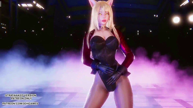 MMD T-ara - Day By Day Ahri Sexy Kpop Dance League of Legends Hentai Uncensored 4K 60FPS