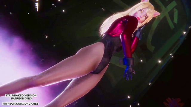 MMD T-ara - Day By Day Ahri Sexy Kpop Dance League of Legends Hentai Uncensored 4K 60FPS