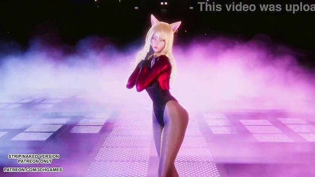 MMD T-ara - Day By Day Ahri Sexy Kpop Dance League of Legends Hentai Uncensored 4K 60FPS