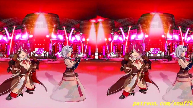 VR180 mmd NoeMari Dance 3d hololive Hentai