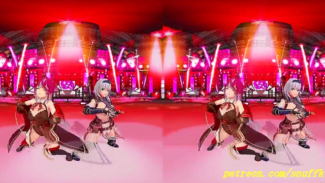 VR180 mmd NoeMari Dance 3d hololive Hentai