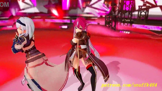 noVR mmd Towa Dance 3d hololive Hentai