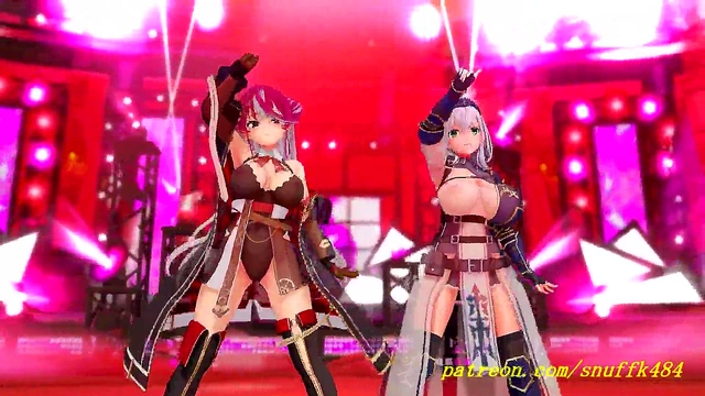 noVR mmd Towa Dance 3d hololive Hentai
