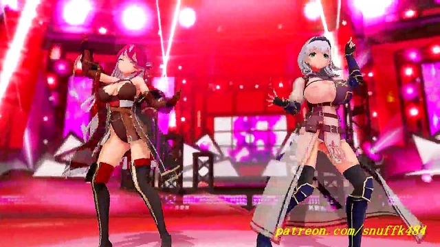 noVR mmd Towa Dance 3d hololive Hentai