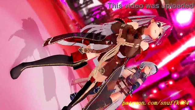 noVR mmd Towa Dance 3d hololive Hentai