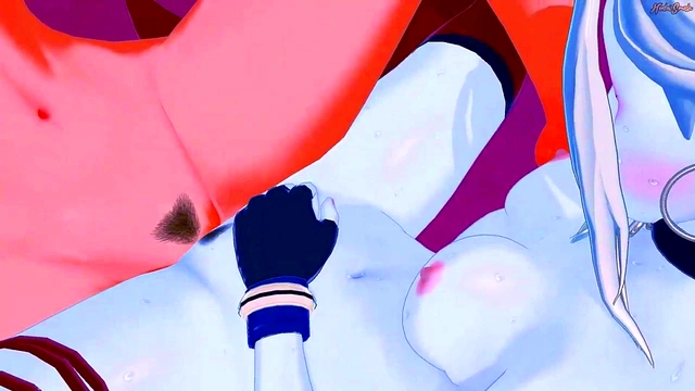 Harley Quinn and Poison Ivy take turns eating each others pussies and tribbing until they