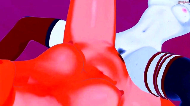 Harley Quinn and Poison Ivy take turns eating each others pussies and tribbing until they