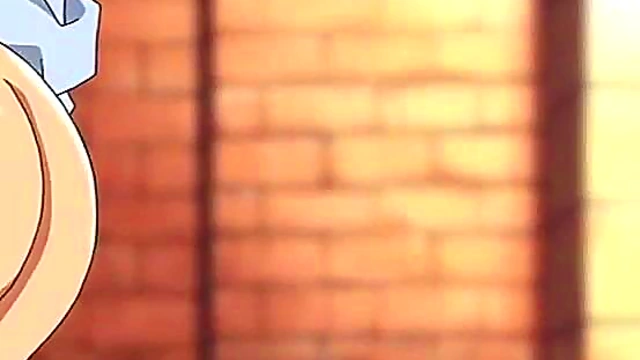 Lesbian hentai fuck with strap-on