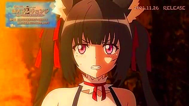 Cos hentai small tits Japanese