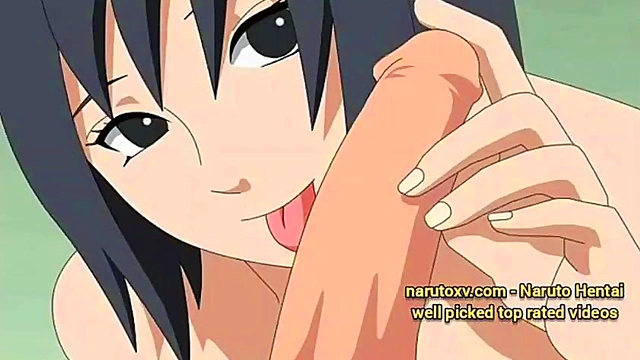 (Eng Sub) Shizune trained Naruto in bed - Naruto Hentai