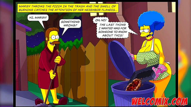 Flandis Fucking The Simptoons Hotties! Pepperoni pizza! The Simptoons