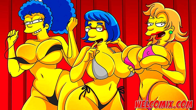 The hottest ass on the beach! Big Butts! The Simpsons Porn