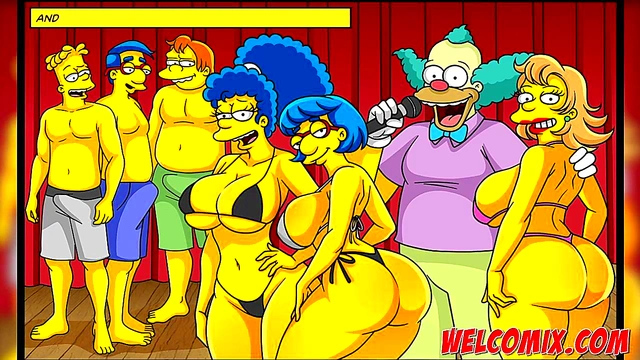 The hottest ass on the beach! Big Butts! The Simpsons Porn