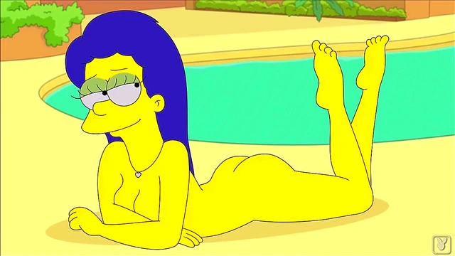 Marge Simpson Playdude Challenge