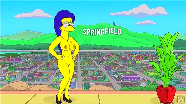 Marge Simpson Playdude Challenge