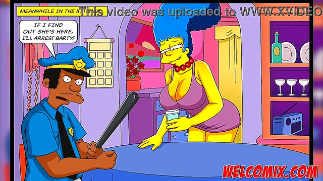 Taking the cops cock - The Simptoons