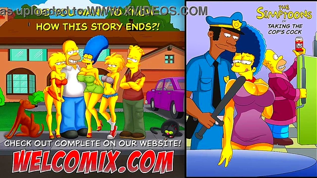 Taking the cops cock - The Simptoons