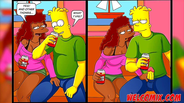 Taking the cops cock - The Simptoons