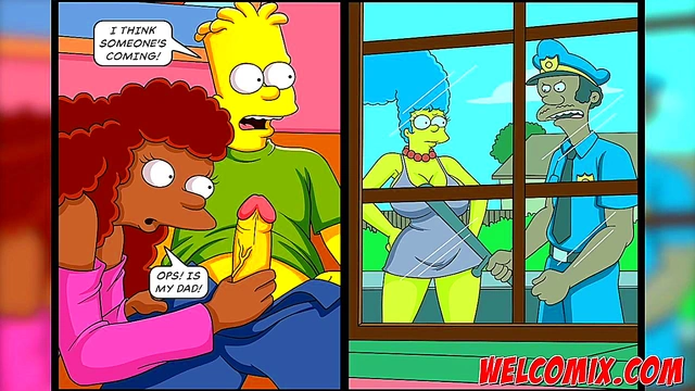 Taking the cops cock - The Simptoons